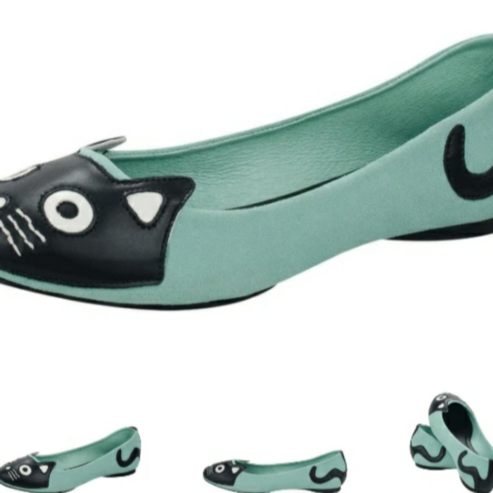 Beautiful Mint Flats Kitty Originals